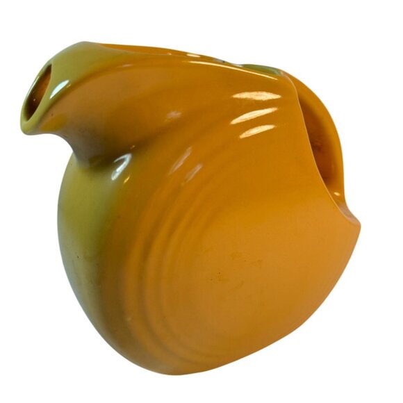 Vintage Fiesta Ware Yellow Juice Water Pitcher Vase READ WEAR - Picture 2 of 13